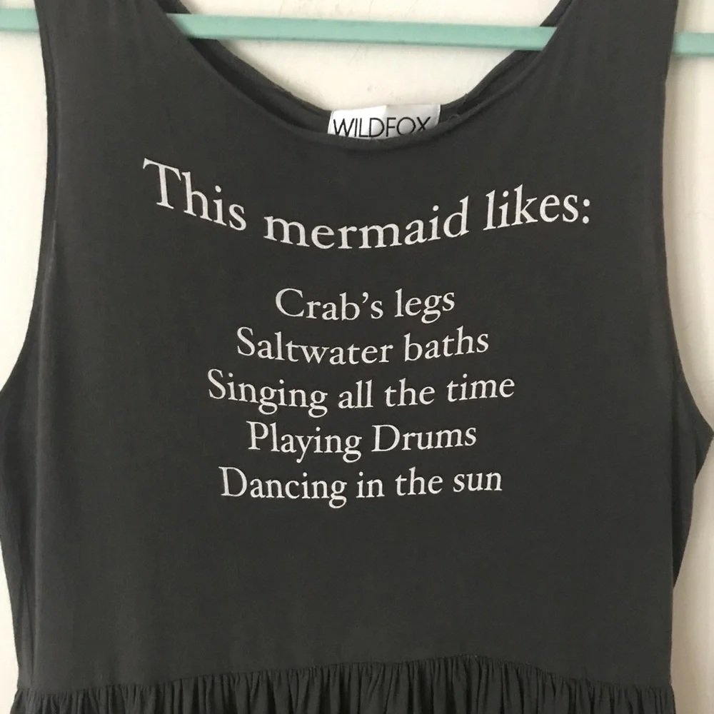 Wildfox Mermaid Sleeveless Babydoll Dress - Picture 4 of 8